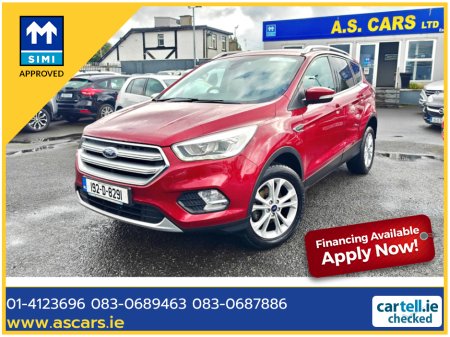 2019 Ford Kuga TITANIUM 1.5 TDCI ** HIGH SPEC IRISH CAR ** HALF LEATHER ** MOTORISED TAILGATE ** KEYLESS GO ** 2 KEYS ** SUPERB EXAMPLE **