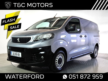 2021 Peugeot Expert 2.0 Professional 120 BHP, A/C, Parking Sensors, Front Fog Lights, Twin Sliding Doors, Cruise Control