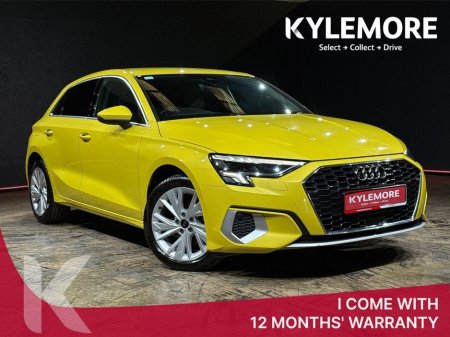 2023 Audi A3 FACE LIFT MODEL - 1.0 TFSI AUTOMATIC - HALF BLACK LEATHER UPHOLSTERY - REVERSE CAMERA