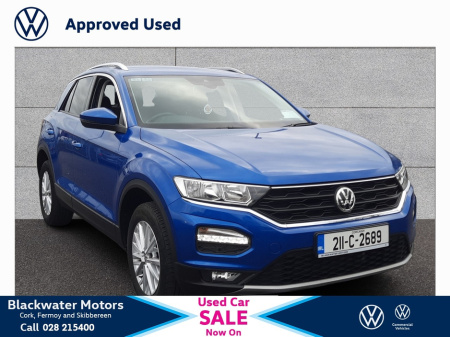 2021 Volkswagen T-Roc 1.0TSI 115BHP DESIGN WITH TECHNOLOGY UPGRADE AND 65% LIGHT ABSORBING GLASS