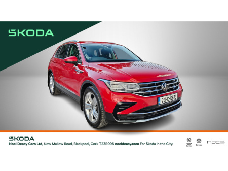 2023 Volkswagen Tiguan ELEGANCE 2.0 TD 150 BHP-KINGS RED-PANO ROOF-FACTORY ELECTRIC T/BAR-+MUCH MORE