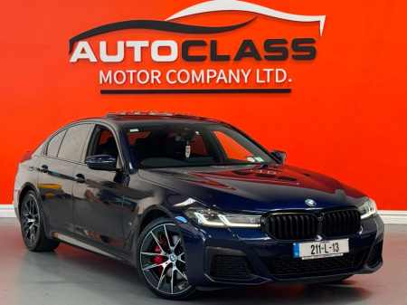 2021 BMW 5 Series Tanzanite Blue, 520D M-Sport, Sunroof #41