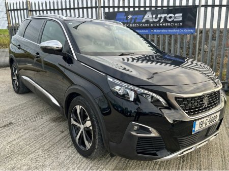 2019 Peugeot 5008 GT BLUE HDI Auto sunroof model €26,995