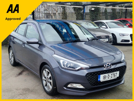 2018 Hyundai i20 1.2 PETROL, DELUXE MODEL, AA APPROVED, NATIONWIDE WARRANTY, FINANCE, 5 STAR REVIEWS €13,495