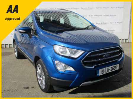 2018 Ford Ecosport 1.0 PETROL HIGH SPEC TITANIUM 125PS  WITH LOW KMS FULLY SERVICED AND NCT TESTED