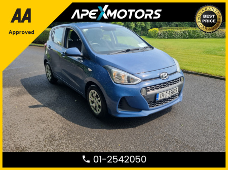 2017 Hyundai i10 FINANCE ARRANGED * 1.0 SE 66PS 5DR * NCT MAY-26 * LOW TAX JUN-25 * 8-STAMPS SERVICE HISTORY * AA APPROVED * 101 SAFETY CHECKLIST * IMMACULATE * TOP-SPEC 5DR HATCH* LOW MILES* CRUISE CONTROL 01-2542050 €7,949