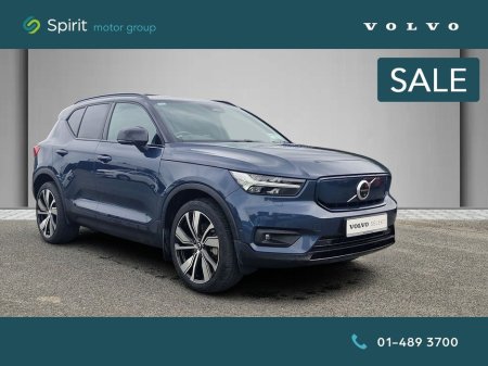 2022 Volvo XC40 Fully Electric Single Motor (231hp) Pro Spec, Alcantara Interior, F&R Heated Seats, Pan Sunroof, Adaptive Cruise Control with Pilot Assist, 360 View Camera, Apple & Android Car Play, BLIS/CTA, Keyless