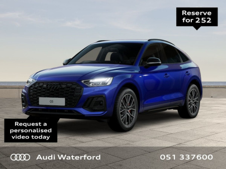 2025 Audi Q5 Sportback 35 TDI Sline from €825 per month