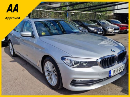2018 BMW 5 Series 520I SE, FULL PETROL, 4DR AUTO, LOW MILEAGE, NATIONWIDE WARRANTY, AA APPROVED, FINANCE, 5 STAR REVIEWS