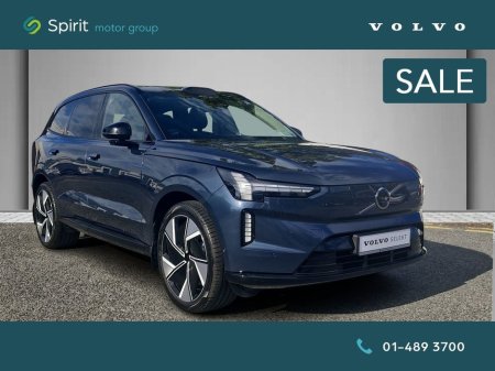 2025 Volvo EX90 Fully Electric, Twin Motor (4WD) Ultra, Full Nappa Leather, Pan Sunroof, Electric Folding Tow Bar, Heads Up Windscreen Display, B&W Premium Sound, 360 Camera, BLIS/CTA, Heated & Ventilated Seats