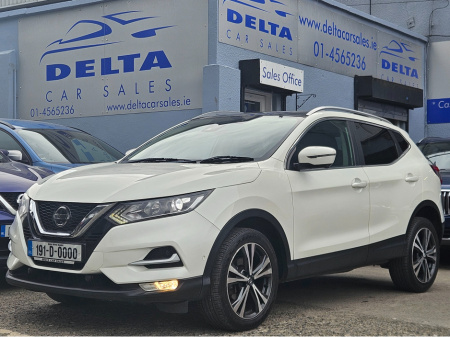 2019 Nissan Qashqai N-CONNECTA 1.5 DCI 115BHP NCT 02/27 FINANCE AVAILABLE @ €76 PER WEEK SERVICE HISTORY/ PAN ROOF/ TOUCH SCREEN MEDIA/ REVERSE CAMERA/ BLUETOOTH/ HISTORY CHECKED