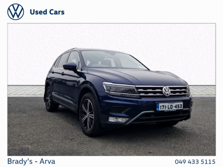 2017 Volkswagen Tiguan HIGHLINE 2.0 TDI 190BHP D7A 4M 5DR AU €25,950