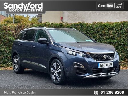 2018 Peugeot 5008 2.0 GT LINE AUTO HDi 180BHP