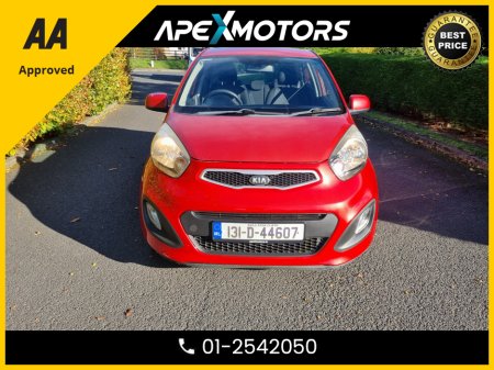 2013 Kia Picanto NEW MODEL * 1.0 5DR * NEW NCT OCT-26 * IMMACULATE * 9-STAMPS SERVICE HISTORY * AA APPROVED * 101 SAFETY CHECKLIST * 2-KEYS * LOW TAX * 12-MONTH ROADSIDE ASSIST * VERY CAREFUL OWNER * CARTELL HISTORY C €5,949