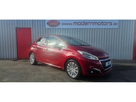 2016 Peugeot 208 automatic 1.2 active plus 5dr low kms