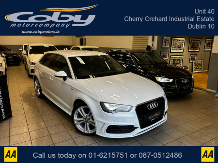 2014 Audi A3 1.4 5DR AUTO S Line. Stunning Car, 2 Keys, New NCT done before collection, Alloy Wheels, Dual Climate Control, Cruise Control, Paddle Shift, Bluetooth, MFSW, Sat Nav, Reverse Camera and much more. €14,950