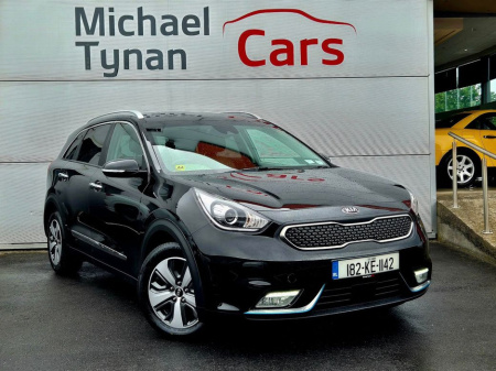 2018 Kia Niro 1.6 Petrol Plug-In Hybrid Platinum, Grey Leather, Heated Seats, Heated Steering Wheel, Camra, CarPlay/Android Auto, Roof Rails €18,999