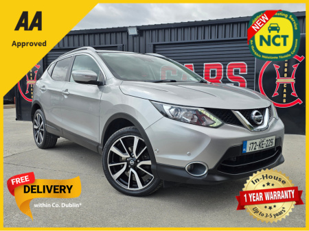 2017 Nissan Qashqai 172 Qashqai 1.5dci TEKNA/High spec/1yr warranty €15,888
