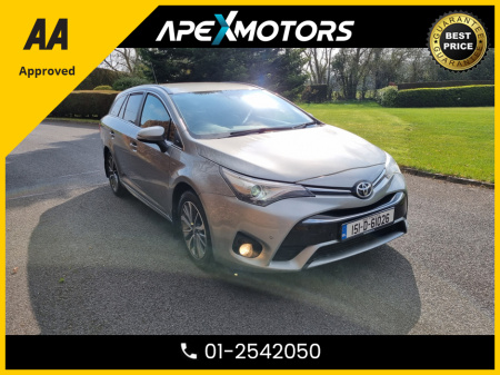2015 Toyota Avensis FINANCE ARRANGED * 1.6 D-4D BUSINESS EDITION * AA APPROVED * 101 SAFETY CHECKLIST * IMMACULATE * LEATHER SEATS * COLOUR REVERSE CAMERA * TOP-SPEC 5DR ESTATE * CRUISE CONTROL and SPEED LIMITER * 2-KEYS