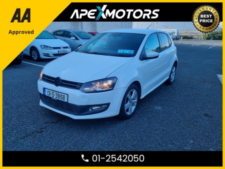 2013 Volkswagen Polo TOP-SPEC TSi-COMFORTLINE * AUTOMATIC (DSG) * NEW NCT  APR-26 * LOW TAX JAN-26 * 2-KEYS * AA APPROVED * 101 SAFETY CHECKLIST * IMMACULATE * COLOUR REVERSE CAMERA * LOW LOW KMs * 01-2542050 €7,749