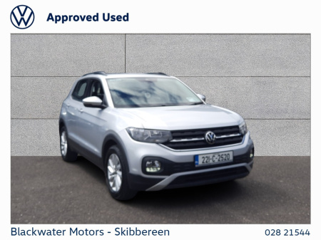 2022 Volkswagen T-Cross 1.0TSI 95BHP LIFE