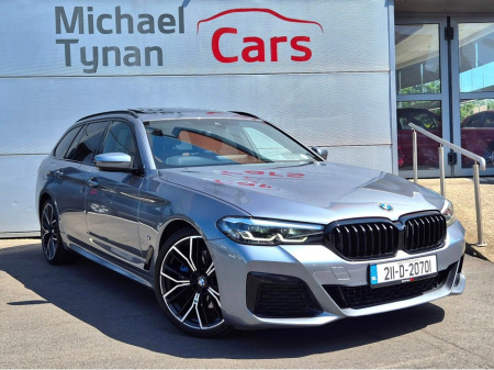 2021 BMW 5 Series 520d M Sport Pro Touring Shadow Edition (190bhp) Panoramic Sunroof + Cognac Leather + Genuine M Sport 20'' Alloys €46,888