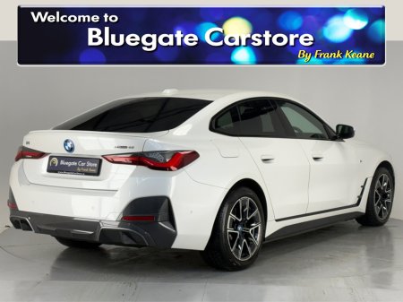 2022 BMW i4 EDRIVE40 M SPORT**FRONT HEATED SEATS**18 INCH ALLOYS**HALF LEATHER INTERIOR**TOUCH SCREEN INFOTAINMENT**REVERSE CAMERA**PARKING SENSORS**APPLE CARPLAY**ELECTRIC TAILGATE**KEYLESS START** €35,995