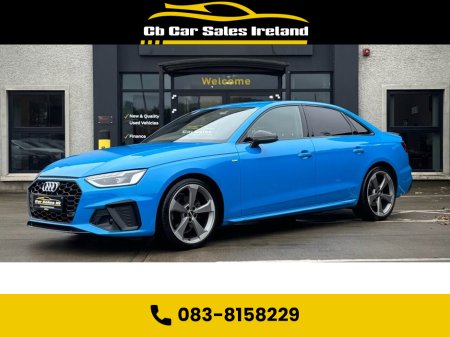 2020 Audi A4 2.0 TFSI 40 Black Edition Saloon 4dr Petrol S Tronic Euro 6 (s/s) (190 ps) VIRTUAL COCKPIT + TURBO BLUE + REVERSE CAM + HEATED SEATS €34,700