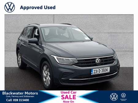 2023 Volkswagen Tiguan Life 2.0tdi 122BHP 5DR WAS €39,995 NOW €37,500