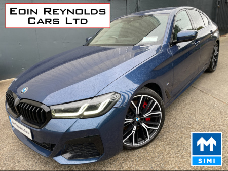 2022 BMW 5 Series 520D M SPORT MHEV AUTO AS NEW! LOW KMS! €49,995