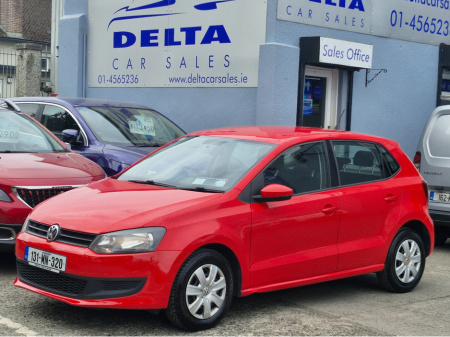 2013 Volkswagen Polo TRENDLINE 1.2 PETROL MANUAL 60BHP *IRISH CAR* NCT 07/26 TAX 02/26 ROAD TAX ONLY €270 PER YEAR 2 KEYS/ SERVICE HISTORY/ ELECTRIC WINDOWS AND MIRRORS/ 5 SPEED BOX/ HISTORY CHECKED