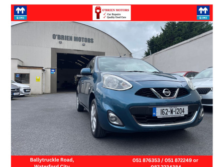 2016 Nissan Micra 1.2 5DR SV E6 4DR