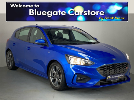 2019 Ford Focus ST-LINE 1.0 ECOBOOST**Semi Digital Dash**Touchscreen Media**Parking Sensors**Multifunctional Flat Bottom ST Steering Wheel**Electric Handbrake**Black Cloth With Red Stitching Interior**Keyless Start** €16,795