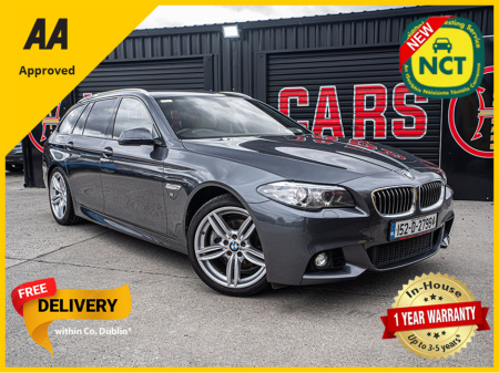2015 BMW 5 Series 152 BMW 520d M-Sport Auto/High spec/1yr warranty