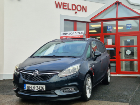 2018 Vauxhall Zafira TOURER 2.0 CDTI SRI NAV S/S 170PS 5DR