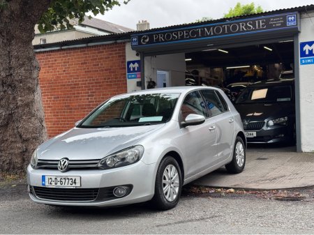 2012 Volkswagen Golf 2012, 1.2 Petrol Automatic, Only 63,000Kms, NCT 08/26, Bluetooth, Reversing Camera, Service & Warranty, SIMI Dealer