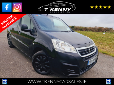 2017 Peugeot Partner ACTIVE 1.6 BLUE HDI 75 PANELLED From €30p/w