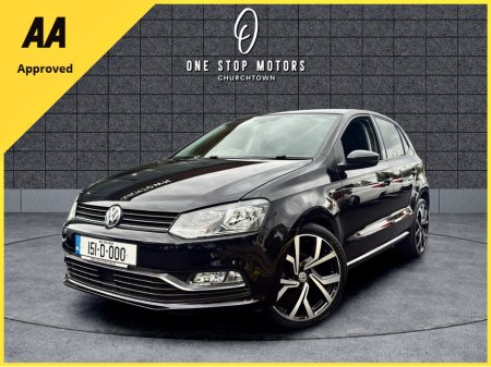 2015 Volkswagen Polo **75,000KM** AUTO / 1YEAR WARRANTY / NEW ALLOYS / CAMERAS / AS NEW €12,900