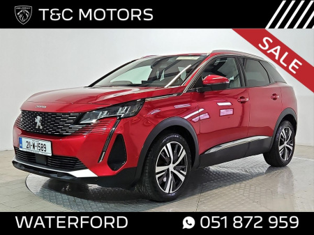 2021 Peugeot 3008 Allure 1.5 Diesel, 3D Navigation, Half Leather Interior, Front and Rear Sensors