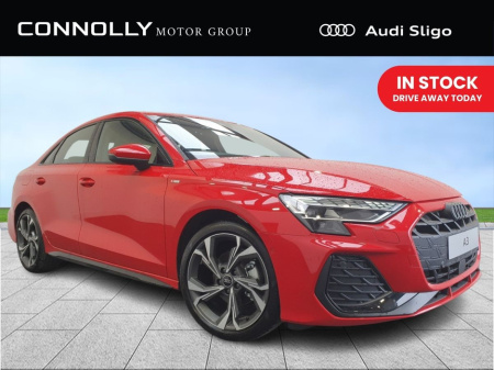 2025 Audi A3 Saloon 1.5TFSI 150HP S Line Auto - Comfort Pack - Black Styling Pack - Reserve Now For 2025 €52,756