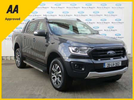 2021 Ford Ranger DOUBLE CAB WILDTRAK 2.0 2.0L 213PS,  FULLY SERVICED DOE TESTED AND TAXED !! PRICE PLUS VAT