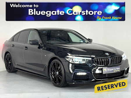 2019 BMW 5 Series 520D G30 M SPORT**Digital Dash**Keyless Start**Black Leather Interior**Automatic Headlights**Parking Sensors**Heated Seats**Sat Navigation**Air Conditioning**6 Month Warranty**Finance Available** €28,995