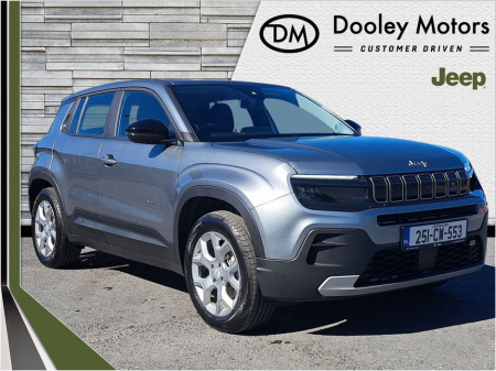 2025 Jeep Avenger AVENGER BEV 54KWH ALTITUDE 156HP €31,950