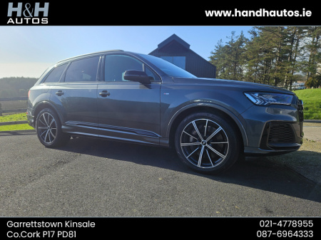 2021 Audi Q7 S LINE BLK ED 55,3.0 TFSI E Q €66,950