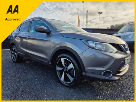 2017 Nissan Qashqai 1.5DCI N-CONNECTA 110BHP - NATIONWIDE WARRANTY - €50/WEEK NO DEPOSIT €12,890