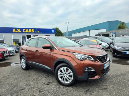 2018 Peugeot 3008 ACTIVE 1.6 BLUE HDI ** IRISH CAR ** REVERSE CAMERA & SENSORS ** APPLE CAR PLAY / ANDROID AUTO ** 2 KEYS ** EXCELLENT EXAMPLE ** €14,995