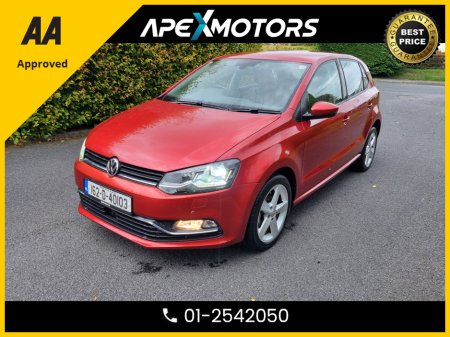 2016 Volkswagen Polo FINANCE ARRANGED * TOP-SPEC HIGHLINE * UPGRADED INTERIOR * NEW NCT OCT-27 * LOW TAX * 1.2 * AUTOMATIC (DSG) * AA APPROVED  * 101 SAFETY CHECKLIST * IMMACULATE * COLOUR REVERSE CAMERA * TOP-SPEC 5DR HA €12,449