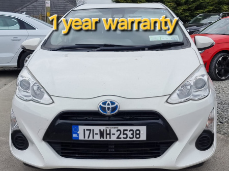 2017 Toyota Aqua 2017 TOYOTA AQUA HYBRID AUTO1YR WARRANTY NCT€9,990