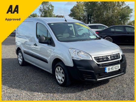 2018 Peugeot Partner PROFESSIONAL L1 BLUE HDI €9,995