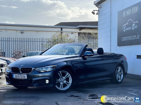 2020 BMW 4 Series 420d MSPORT CONVERTIBLE BMW WARRANTY €36,950